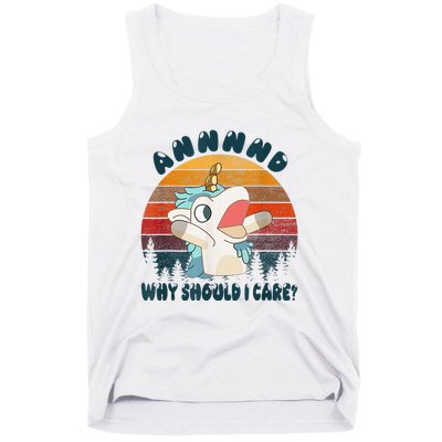 And Why Should I Care Unicorn Lover Tank Top