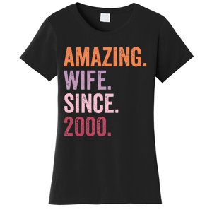 Amazing Wife Since 2000 24th Wedding Anniversary 24 Years Women's T-Shirt