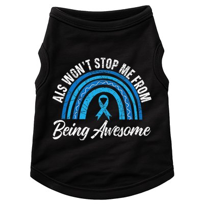ALS Won't Stop Me From Being Awesome ALS Awareness Doggie Tank