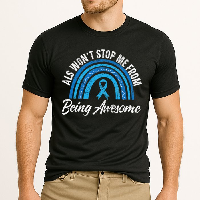 ALS Won't Stop Me From Being Awesome ALS Awareness Performance Shirt