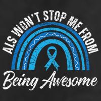 ALS Won't Stop Me From Being Awesome ALS Awareness Trucker Hat