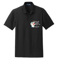 And Why Should I Care Funny Sarcastic Unicorn Xmas Dry Zone Grid Polo