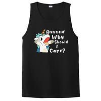 And Why Should I Care Funny Sarcastic Unicorn Xmas PosiCharge Competitor Tank