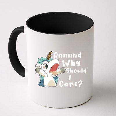 And Why Should I Care Funny Sarcastic Unicorn Mug