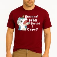 And Why Should I Care Funny Sarcastic Unicorn Performance Shirt