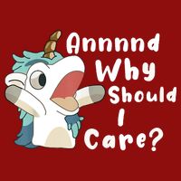 And Why Should I Care Funny Sarcastic Unicorn Performance Shirt