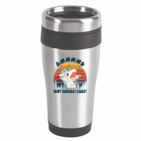 And Why Should I Care Funny Unicorn Lover 16oz Travel Tumbler