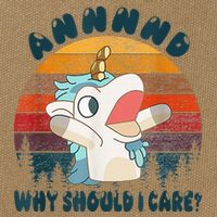 And Why Should I Care Funny Unicorn Lover Cotton Canvas Backpack