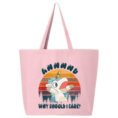And Why Should I Care Funny Unicorn Lover 25L Jumbo Tote