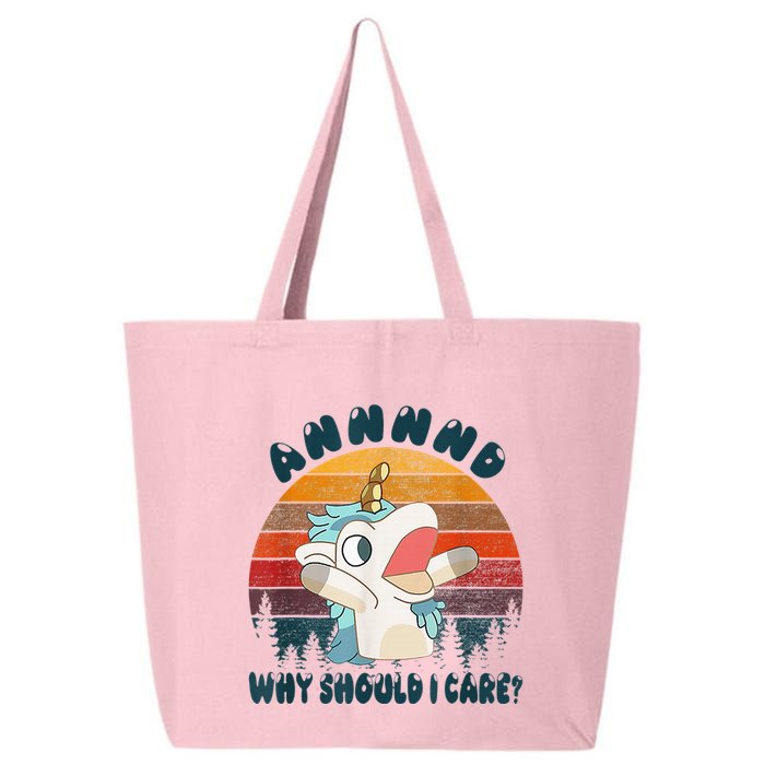 And Why Should I Care Funny Unicorn Lover 25L Jumbo Tote