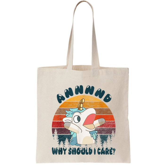 And Why Should I Care Funny Unicorn Lover Bag
