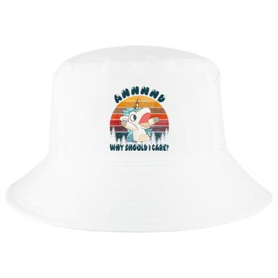 And Why Should I Care Funny Unicorn Lover Cool Comfort Performance Bucket Hat