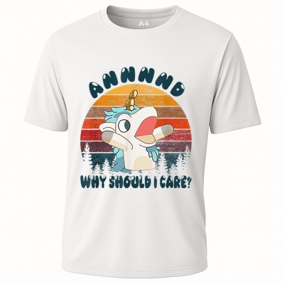And Why Should I Care Funny Unicorn Lover Performance Shirt