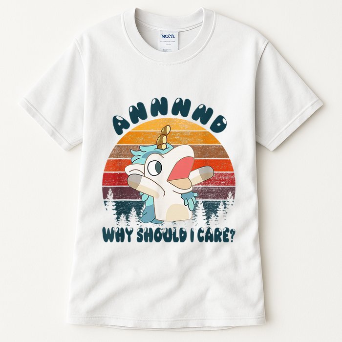 And Why Should I Care Funny Unicorn Lover Tall T-Shirt