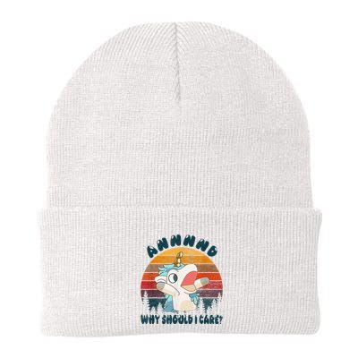 And Why Should I Care Funny Unicorn Lover Beanie