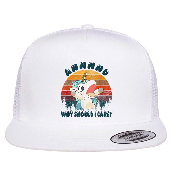 And Why Should I Care Funny Unicorn Lover Flatbill Hat