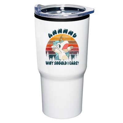 And Why Should I Care Funny Unicorn Lover Tumbler