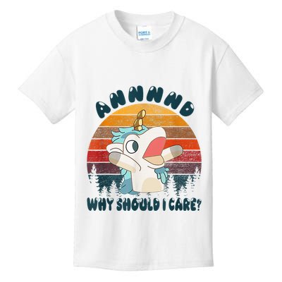 And Why Should I Care Funny Unicorn Lover Kids T-Shirt