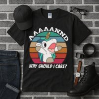 And Why Should I Care Funny Sarcastic Unicorn Tall T-Shirt