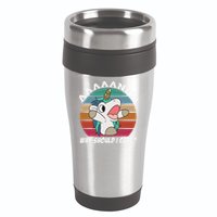 And Why Should I Care Funny Sarcastic Unicorn 16oz Travel Tumbler