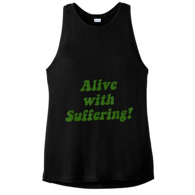 Alive With Suffering Ladies PosiCharge Tri-Blend Wicking Tank