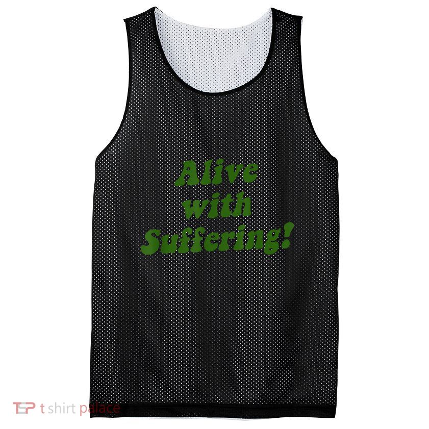 Alive With Suffering Mesh Reversible Basketball Jersey Tank