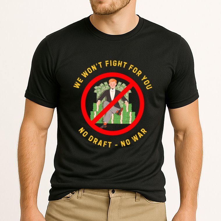 Anti War Selective Service Draft Vintage Peace Cooling Performance Crew T-Shirt
