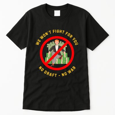 Anti War Selective Service Draft Vintage Peace Tall T-Shirt