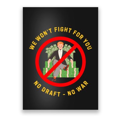 Anti War Selective Service Draft Vintage Peace Poster
