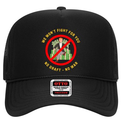 Anti War Selective Service Draft Vintage Peace Trucker Hat