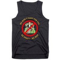 Anti War Selective Service Draft Vintage Peace Tank Top