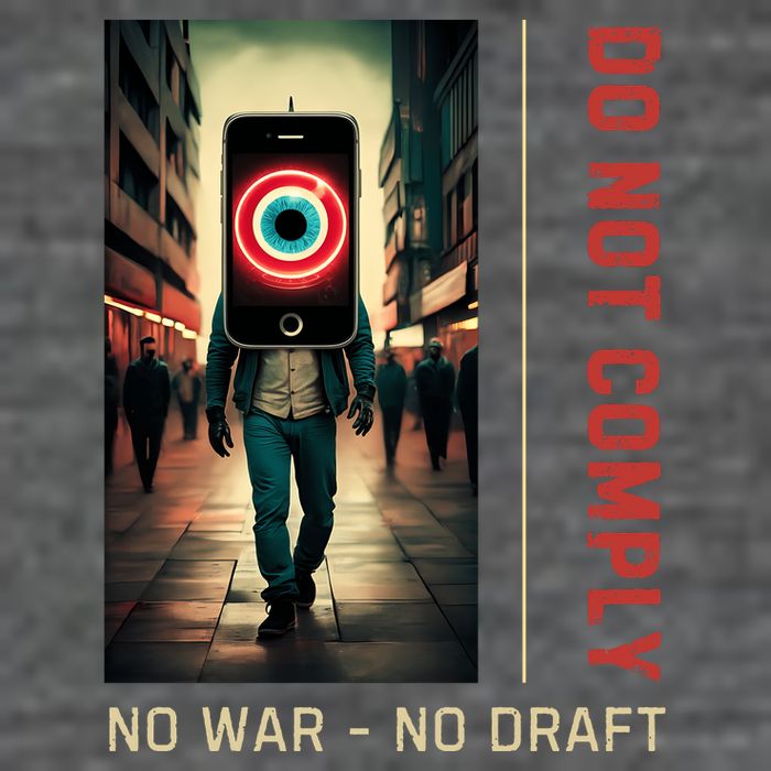 Anti War Selective Service Draft Peace Do Not Comply Mousepad
