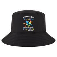 APPARENTLY WE'RE TROUBLE PICKLEBALL MEN Cool Comfort Performance Bucket Hat