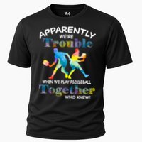 APPARENTLY WE'RE TROUBLE PICKLEBALL MEN Performance Shirt
