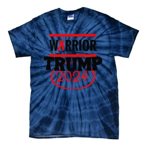 Awesome Warrior Trump 2024 Gift Tie-Dye T-Shirt