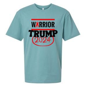 Awesome Warrior Trump 2024 Gift Sueded Cloud Jersey T-Shirt