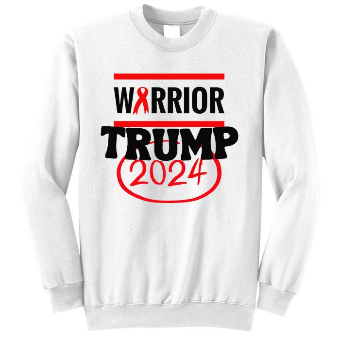 Awesome Warrior Trump 2024 Gift Sweatshirt