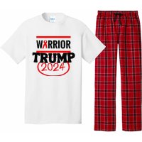 Awesome Warrior Trump 2024 Gift Pajama Set