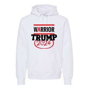 Awesome Warrior Trump 2024 Gift Premium Hoodie