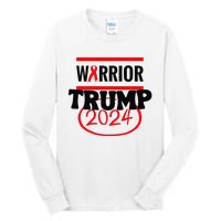 Awesome Warrior Trump 2024 Gift Tall Long Sleeve T-Shirt