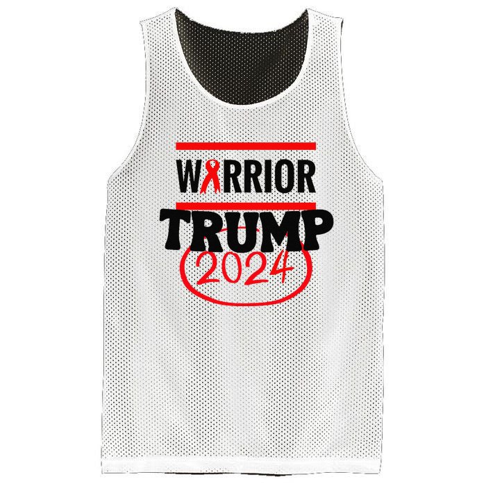 Awesome Warrior Trump 2024 Gift Mesh Reversible Basketball Jersey Tank