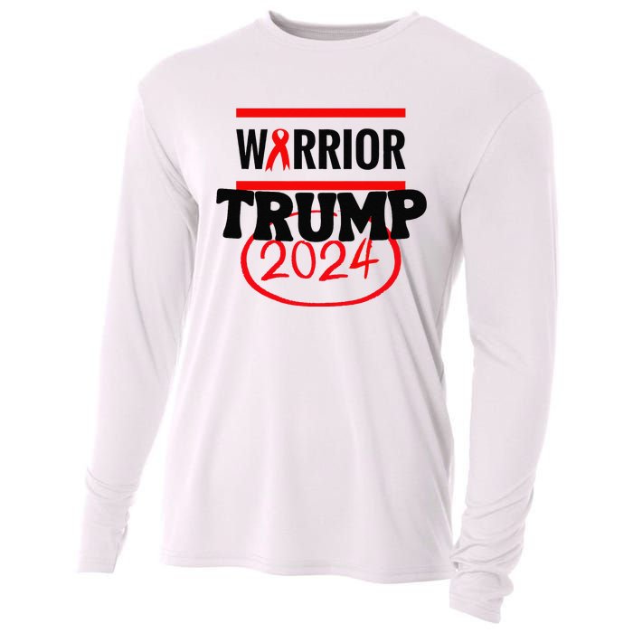 Awesome Warrior Trump 2024 Gift Cooling Performance Long Sleeve Crew