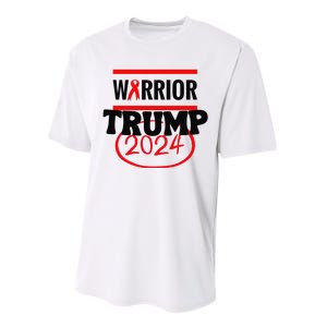 Awesome Warrior Trump 2024 Gift Performance Sprint T-Shirt