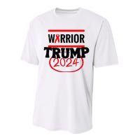 Awesome Warrior Trump 2024 Gift Performance Sprint T-Shirt