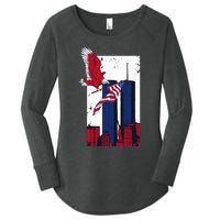 America World Trade Never Forget Women's Perfect Tri Tunic Long Sleeve Shirt