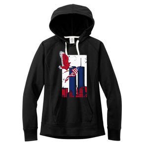 America World Trade Never Forget Women's Fleece Hoodie