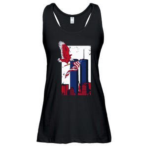 America World Trade Never Forget Ladies Essential Flowy Tank