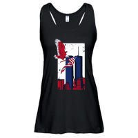 America World Trade Never Forget Ladies Essential Flowy Tank