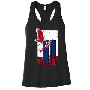 America World Trade Never Forget Women's Racerback Tank