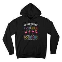 Apparently Were Trouble When We Are Together Who Knew Funny Hoodie